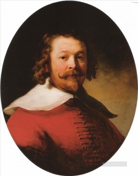  Beard Canvas - Portrait of a bearded man Rembrandt